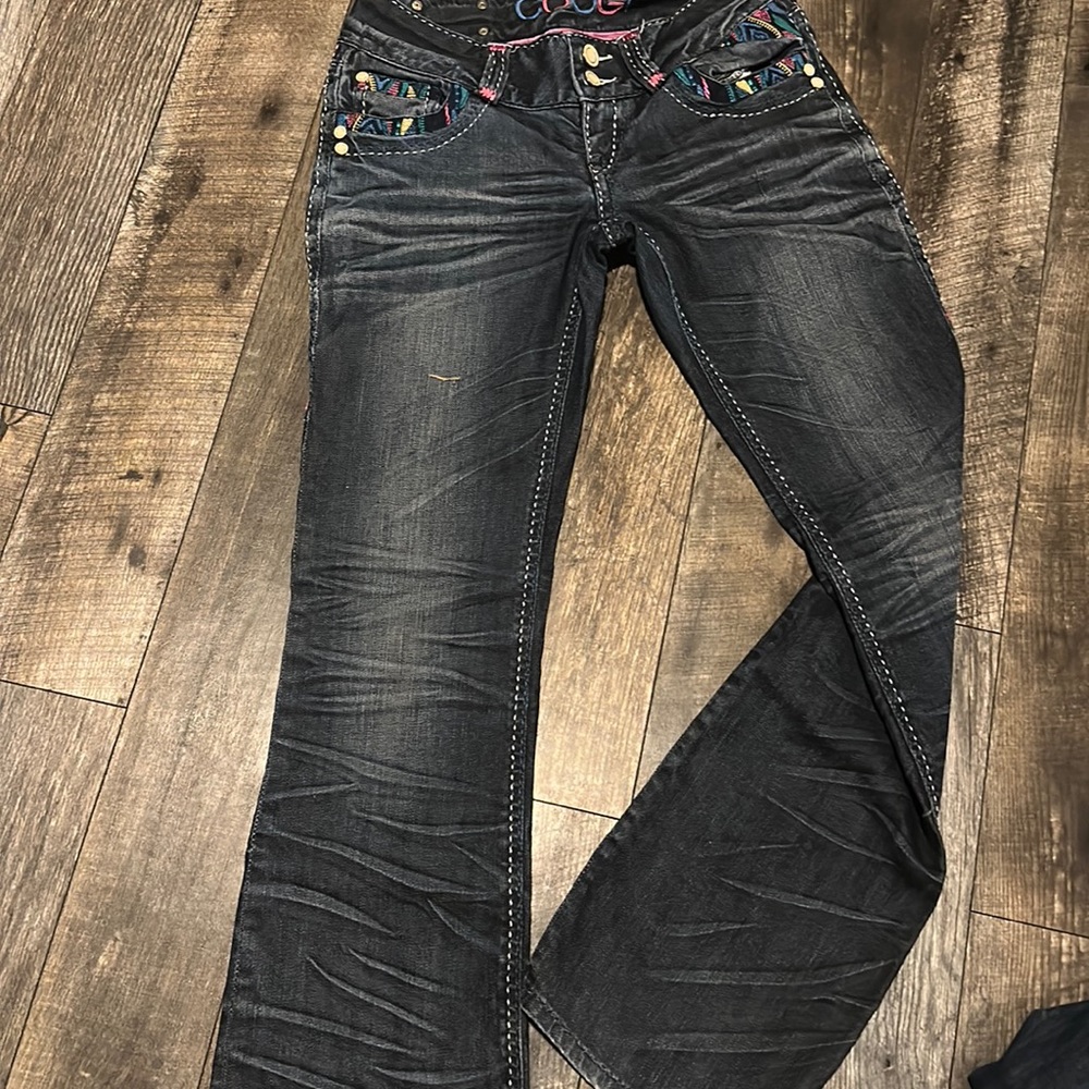 Coogi Jeans size 5/6 have a small tear in waiste band